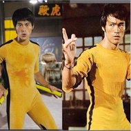 Bruce Lee Yellow One-Piece Costume Role Costume Performance Death Game Clothes Children Adult Costum