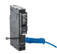Schneider ชไนเดอร์ ลูกย่อยเซอร์กิตเบรกเกอร์กันรั่ว/ดูด 1โพล 20 แอมป์ RCBO 1P 30mA 6kA (Square D) รุ่