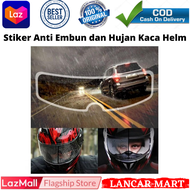 100% ASLI ! BISA BAYAR DI TEMPAT ! ANTI FOG HELM FILM STIKER STICKER ANTI EMBUN AIR HUJAN KACA HELM