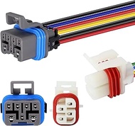 HiSport Neutral Safety Switch Pigtail Connectors 7 & 4 Wire Compatible with GM 1995-2004 4L60E 4L65E