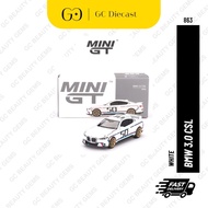 Mini GT BMW 3.0 CSL | White