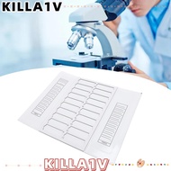KILLA1V 20/30 Places Specimen Slide Holder, 20/30 Slides Capacity White Microscope Slide Box, Paper 