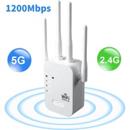 5Ghz Wifi Router Repeater 1200Mbps Wireless Long Range Extender WiFi Repeater Network Amplifier 802.11b/g/n 2.4G for Home Office LYQ3825 Routers