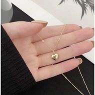 [Instock] Dainty Heart Gold Necklace