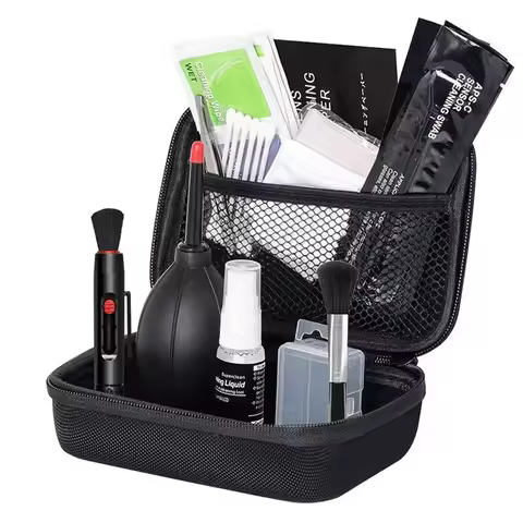 Camera Cleaning Kit, Lens & Sensor Cleaner Tools for DSLR SLR DV Mirrorless Camera, Compatible with 