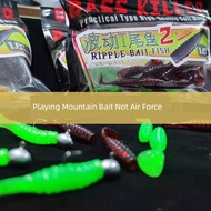 fishing pancing Basskiller segmen anak lelaki turun naik ikan T-tail Luya umpan mini benda mikro-aka