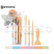 Panmomo 4 Pcs DIY Journaling Set - Scrapbooking Tools Tweezers/Tweezer/Glue/Scrap/Cutter Package
