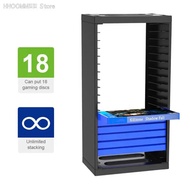 【Eco-friendly】 Ps4 Multifunctional Disic Storage Tower Games Discs Holder Vertical Stand 18 Game Disks For Playstation4 Pro /xbox One