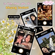 Set of 5 LOCKET frame prints on request, with caption printing