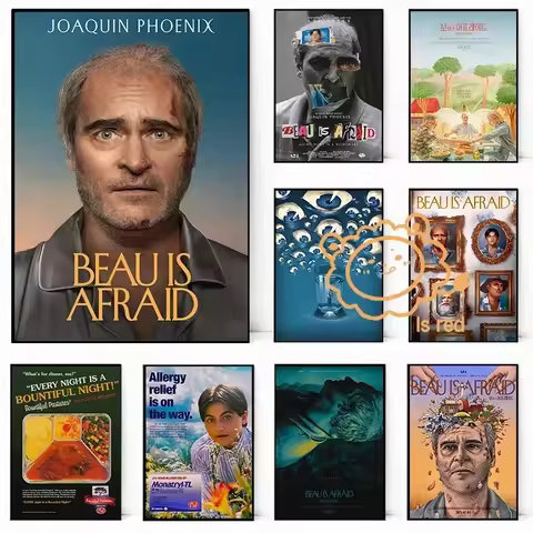 Beau Is Afraid Movie Poster Horror Comedy Movies Canvas Printing Modern Home Living Room Bedroom Dec