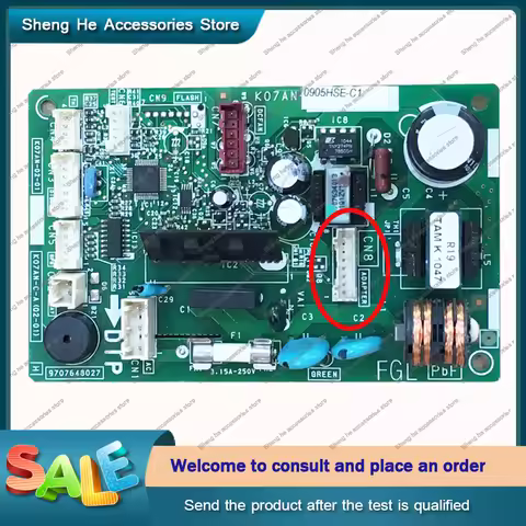 For Fujitsu Air Conditioner Control Board K07AN-C-A(02-01) Circuit PCB 9707648027 Conditioning Parts