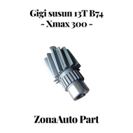 Gear ratio small stacking gear 13T Yamaha Xmax 300 Original B74