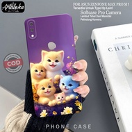 Case Hp Asus Zenfone Max Pro M1 Softcase Pro Camera Silicone Tpu Softcase Asus Zenfone Max Pro M1 Fashion Case Cute Cat Case Case Flexible Case Hp Accessories Phone Protector