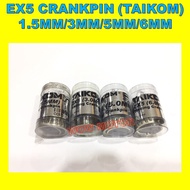 EX5 CRANK PIN TAIKOM  1.5MM 3MM 5MM 6MM JET ROD JET PIN WAVE 125 TKM JET PIN EX5 HP DREAM WAVE 100 J