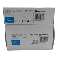 Convatec 70mm Colostomy Bag 10 Sets Transparent Bag/Flexible Wafer
