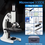 3000X Professional Microscope for Laboratory Microscope for Student Microscope Kit High-Definition I