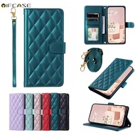 For Huawei P60 P50 P40 P30 P20 Pro Lite Nova 7i 6 SE 4e 3e Phone Case Flip Leather Business Wallet Card Package Slots Holder Stand Plaid Lanyard Strap Soft Casing Cases Case Cover