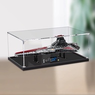 Transparent Acrylic Display Box For LEGO 75367 Hunter Republic Attack Cruiser Handmade Display Case 