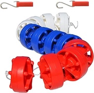 Red Blue White Floats Pool Rope for Dividing Swimlanes, Anti-UV School Pools Floating Cordon Line fo