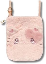 Hatayama Shoji Sanrio Characters Shoulder Pochette, Fluffy, Hello Kitty H7.9 x W 6.9 x D 2.0 inches 