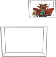 Acrylic Display Case for Lego 75640 Restaurant Can Be Installed on The Wall Photo Frame (NOT Include