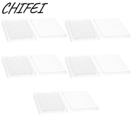 CHIFEI 1/5Pcs Tissue Culture Plate, 96 Well  Experiment Instrument Tools, with Lid Plastic Flat Bott