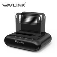 Wavlink Dual Bay External Hard Drive Docking Station[2x16TB], USB 3.0 to SATA I/II/III  for 2.5 or 3
