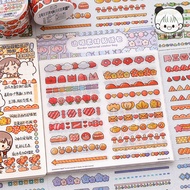Border Material Japanese Paper Handbook Sticker Waterproof Sticker Creative Cute Girl Handbook Stick