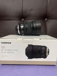 完美無瑕 全套有盒 Tamron 15-30 15-30mm F2.8 VC USD G2 Nikon F Mount 最新款