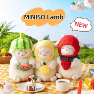 Miniso Lamp Cute Fruit Series Plush Doll Toy Pillow Girl Gift Cute Sheep Doll 28CM
