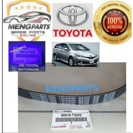 ORIGINAL TOYOTA WISH ZGE20 ZGE22 ZGE25 2012Y-2017Y ALTIS ZRE211 C-HR ZGX11 FAN BELT ALTERNATOR BELT 