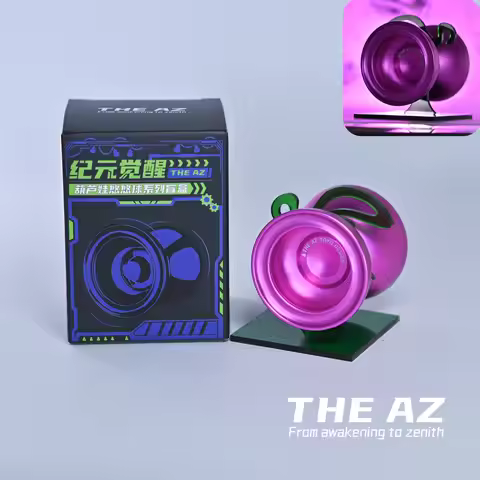 THE AZ Calabash Brothers Monometal 6061 Professional Yoyo Blind Box Includes a Yoyo Stand