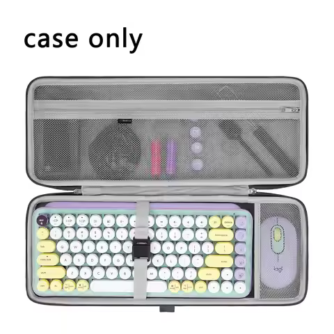 Geekria Hard Carrying Case for Logitech POP Keys Mechanical Wireless, MX Mechanical Mini Wireless Ke