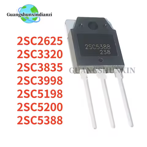 5PCS NEW 2SC2625 2SC3320 2SC3502 2SC3835 2SC3998 2SC5198 2SC5200 2SC5388 TO-3P C2625 C3320 C3502 C38