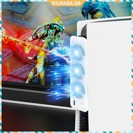 ✥Dilraba✥【In Stock】 Cooling Fan USB3.0 Game Console Cooling Fan Quiet Cooler Fan LED Light 5500RPM for Playstation 5 Disc