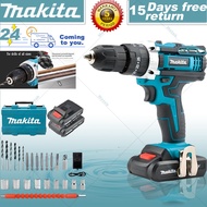 Makita 36V cordless electric drill impact drill repair hand drill multi-function screwdriver power tool set