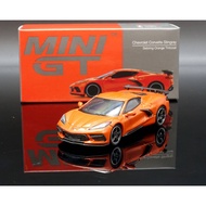 [MASH] Mini GT 1/64 Chevrolet Corvette Stingray 2020 Orange Left 227