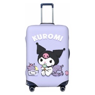 Kuromi  Wear-Resistant Wholesale Stretch Polyester Dustproof Scratch Resistant Washable Travel Luggage Case Funny Cartoon Luggage For 18-32 Inch Luggage Hot Sale Case Cover