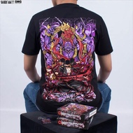 CLOWOR Roronoa Zoro Ashura Mode Kyuutoryu Nine Swords Style Onigashima One Piece Anime Kaos T-shirt