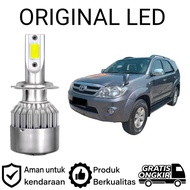 AM 2pcs H11 COB LED Headlights for Toyota Fortuner G 2005 2020