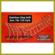 ⚽︎ ☬ ㍿ Stainless Step Grill Xrm / Rs 125 Carb