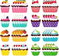 EMOME 40 PCS Birthday Bulletin Board Decorations Cutouts, Colorful Preschool Classroom Decorations, 