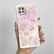 เคสสำหรับ OPPO A73 5G เคส OPPO A72 5G ปกเคสกันกระแทกมือถือสวยงามนิ่มลายดอกไม้ผีเสื้อเคสซิลิโคนสำหรับ