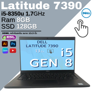 Dell Latitude 7390 i5 GEN 8 / 8GB / 128GB จอทัชสกรีน คีย์บอร์ดมีไฟ โน๊ตบุ๊ค แล็ปท็อป มือสอง ถูกที่สุด USED Laptop