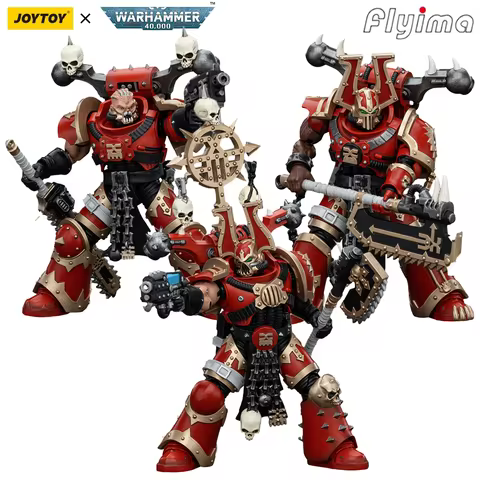 JOYTOY Warhammer 40,000 1/18 Action Figures World Eaters 3PCS Anime Military Model