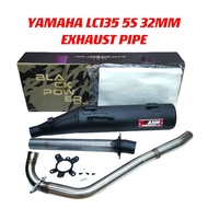 100% Original AHM Yamaha LC135 5S 5 SPEED Racing Exhaust Pipe Std Cutting Standard 32mm Ekzos AHM Max Flow 4 Stroke