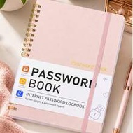 TREES Password Book With Colorful Alphabetical Tabs, 8.4" X 5.8" Hardcover Password Keeper & Interne