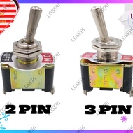 LOSERI HIGH-QUALITY Rocker Toggle On Off Switch 2 Pin 2 Ways/ 3Pin 3 Ways (ON/OFF)/ (ON/OFF/ON) Wate
