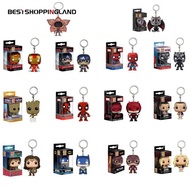 【BESTSHOPPING】Funko Pop Avengers Keychain IronMan Groot Batman SpiderMan DeadPool Keyring FVZJoP VXJVehK