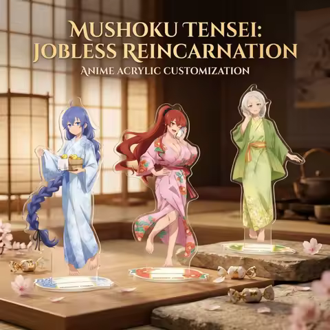Mushoku Tensei Jobless Reincarnation Acrylic Stand Keychain Roxy Migurdia Eris Boreas Greyrat Deskto